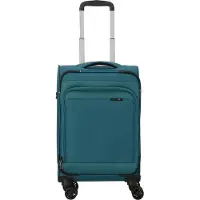 D & n lederwaren Trolley 'Travel Line 9504' petrol