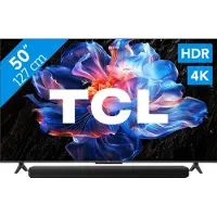 TCL 50" LED P61K 4K (2025) + S45H 2.0 Barre de Son