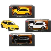 Rastar Porsche Cayenne Turbo RC geel - 1:14 - R/C.