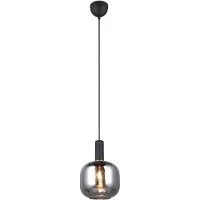 TRIO Pendel Diva Ø 20cm - smoke glas