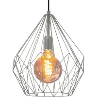 Eglo Grijze hanglamp Carlton Ø 31cm - E27