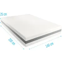 Droommatras Pocketvering-matras 7 comfort Prime 140x200 dikte 25 cm