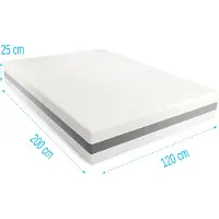 Droommatras Pocketvering-matras 7 comfort Prime 120x200 dikte 25 cm