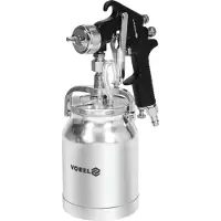 VOREL -Spuitpistool-met-vloeistofbeker-HVLP-1000-ml