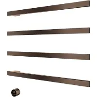 Hotbath &More Rails RAS80 Square Handdoekwarmerset 80cm - 4 Stangen - Tuscan Bronze - RVS - Verwarming, Radiatoren, Elektrische Radiatoren - 8721321498643