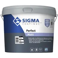 Sigma Perfect Matt | Matte Muurverf en Plafondverf 10 LTR - Donkere kleur|1