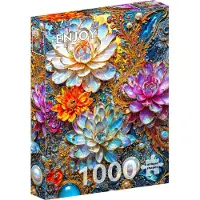 Enjoy Puzzle Pearlescent Waterlilies Puzzel (1000 stukjes)