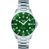 Swiss Alpine Military by Grovana - 7095.2134 - Polshorloge - Heren - Automatisch - Deep Sea