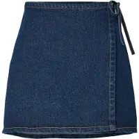 Pieces Rok 'PCFLora' blauw denim