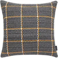 NOVÉE Sierkussen grey / orange woven | 45 x 45 cm | polyester