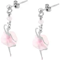 Orphelia Kinder 925 Sterling Zilver Hangende Oorbellen - Zilver ZO-7131