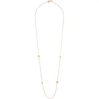 Orphelia 'Nahara' Dames 925 Sterling Zilver Ketting - Roze ZK-7378