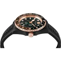 Philipp Plein Analoog horloge 'Gmt I Challenger' goud / zwart
