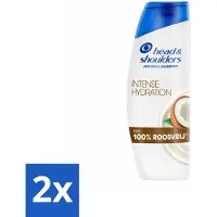 Head & shoulders - Shampoo - Intense Hydration - 100% Roosvrij - 300 ml - Voordeelverpakking - 2 stuks