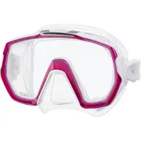 Tusa Freedom Elite – Premium snorkelmasker & duikbril met single lens, breed gezichtsveld en Freedom Technology – Transparant/Roze – M1003 BP