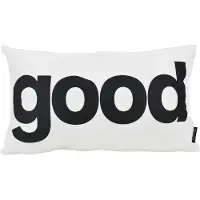 Gek op kussens! Good wit | 30 x 50 cm | kussenhoes | katoen/polyester