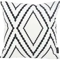 Gek op kussens! Yana white | 45 x 45 cm | kussenhoes | katoen/polyester