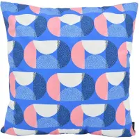 Gek op kussens! Sierkussen pink blue graphic | 45 x 45 cm | katoen/polyester