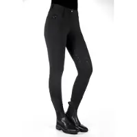 HKM - Verwarmde Rijbroek - Comfort Style - Zwart - Maat 40