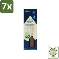 Glade 7 x - Geurstokjes Calm Mind - Aromatherapie Geurverspreiding - 80 ml - Grootverpakking - Aromatherapie - Geurstokjes - Geurverspreiding - Ontspanning - Mentale Helderheid