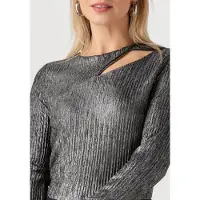 Aaiko Dames Tops & T-shirts Millie Pes 144 - Metallic - Maat XXL
