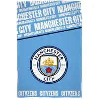 Manchester City Fleecedeken Blanket plaid 100x150
