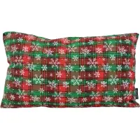Gek op kussens! Sierkussen glow tartan | 30 x 50 cm | polyester