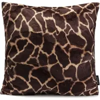 Gek op kussens! Sierkussen furry giraffe | 45 x 45 cm | polyester