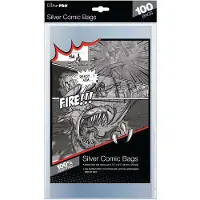 Ultra pro Comic Bags - Silver Size 100 stuks (Donald Duck Formaat)