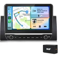 Hexinex 10.1" autoradio Geschikt voor BMW E39 - Draadloos CarPlay, Android Auto, Android 15, DAB, multimediaspeler, 2GB+64GB
