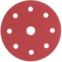 Radix - Schuurschijf - Pro - Klittenband 125 mm - P100 – 9 stofgaten (50 stuks)