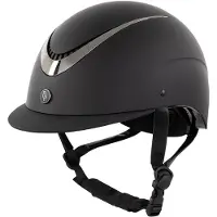 BR Equestrian Equipment Veiligheidshelm Thèta Painted Zwart