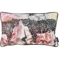 Gek op kussens! Jacquard velvet leopard | 30 x 50 cm | kussenhoes | velvet/polyester