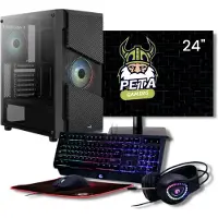 Peta Gaming Set- Ryzen 5 5500GT - 32GB RAM - 1.0TB M.2 SSD - Nvidia GeForce RTX5060Ti 8GB - WiFi - Windows 11 Pro (GamePC + 24" FullHD monitor + toetsenbord + muis)