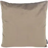 Gek op kussens! Velvet taupe | 45 x 45 cm | kussenhoes | polyester