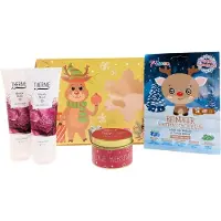 Therme Kerst Cadeauset Mystic Rose – 5-delig – Shower + Hand Balm + Masker + Kaars – Cadeau voor haar