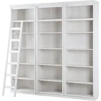 Notio Living Anna-Boekenkast - 5 Planken - Wit - Set van 3