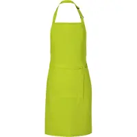 Link Kitchen Wear Grillschort met zak - Lime Green - 85 x 72 cm -