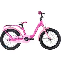 S'Cool 16-inch kinderfiets niXe, 1 versnelling, achterrem en V-rem, aluminium frame, spatborden, reflectoren, roze/babyroze, geschikt voor een lichaamslengte van 100-115 cm, vanaf 4 jaar