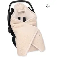 Bemini Voetenzak - Biside 0-12m - Knusse teddy - Linnen