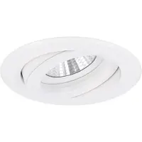 Yphix Verona - Inbouwspot Wit Rond - Kantelbaar - 1 Lichtpunt - Ø 82mm