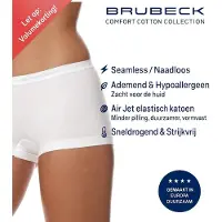 BRUECK Damen-Boxershorts BX10470A Comfort Cotton weiß S. L