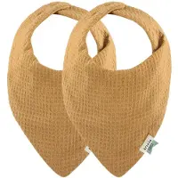 Trixie Slabbetje 2-pack mix - Cocoon Caramel