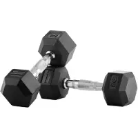 Bodytone Hex Dumbbells 6kg Zilver 6 kg