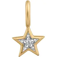 Orolino Anhänger Gold 585 Stern-Motiv mit Brillant 0,005ct.