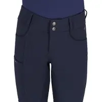 QHP RIJBROEK LYMEE SOFTSHELL JUNIOR FULLGRIP Blauw
