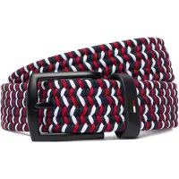 Tommy Hilfiger Riem 'DENTON 3.5' navy / rood / wit