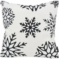 Gek op kussens! Zwart-wit kerst #2 | 45 x 45 cm | kussenhoes | katoen/polyester