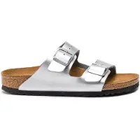 Birkenstock Muiltjes 'Arizona BF' zilver