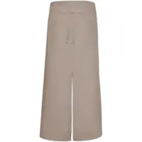 Link Kitchen Wear Franse sloof met split en zak - Khaki - 100 x 100 cm -